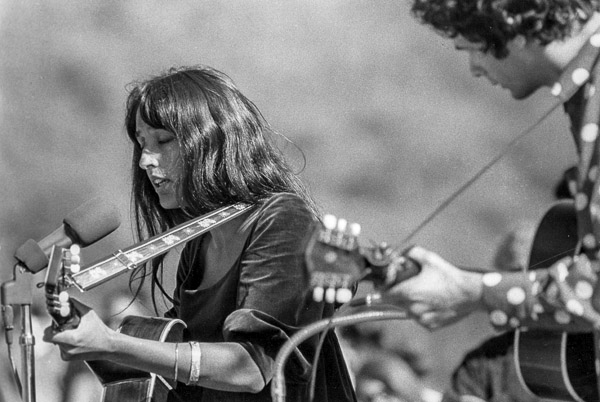 AL Kooper with Joan Baez at Big Sur
