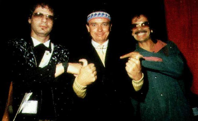 Al Kooper Backstage at Fillmore with Jaco Pastorius and Carlos Santana